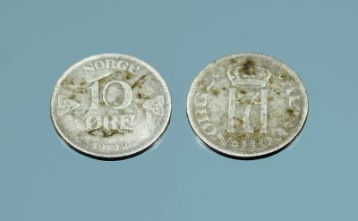 10 Ã¸re i sÃ¸lv 1912
Funnet pÃ¥ Bokn av Kai Abrahamsen.
